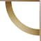 Ekena Millwork Bulwark Steel Bracket, Hammered Gold 2"W x 16"D x 16"H BKTM02X16X16BUHGO - alternate 3